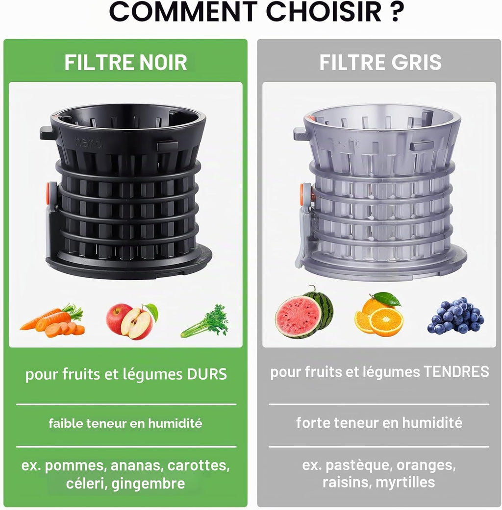 Extracteur de jus à presse froide