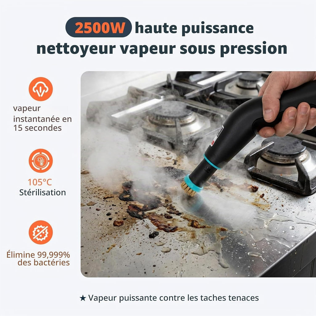 Nettoyeur Vapeur à Main 2500 W