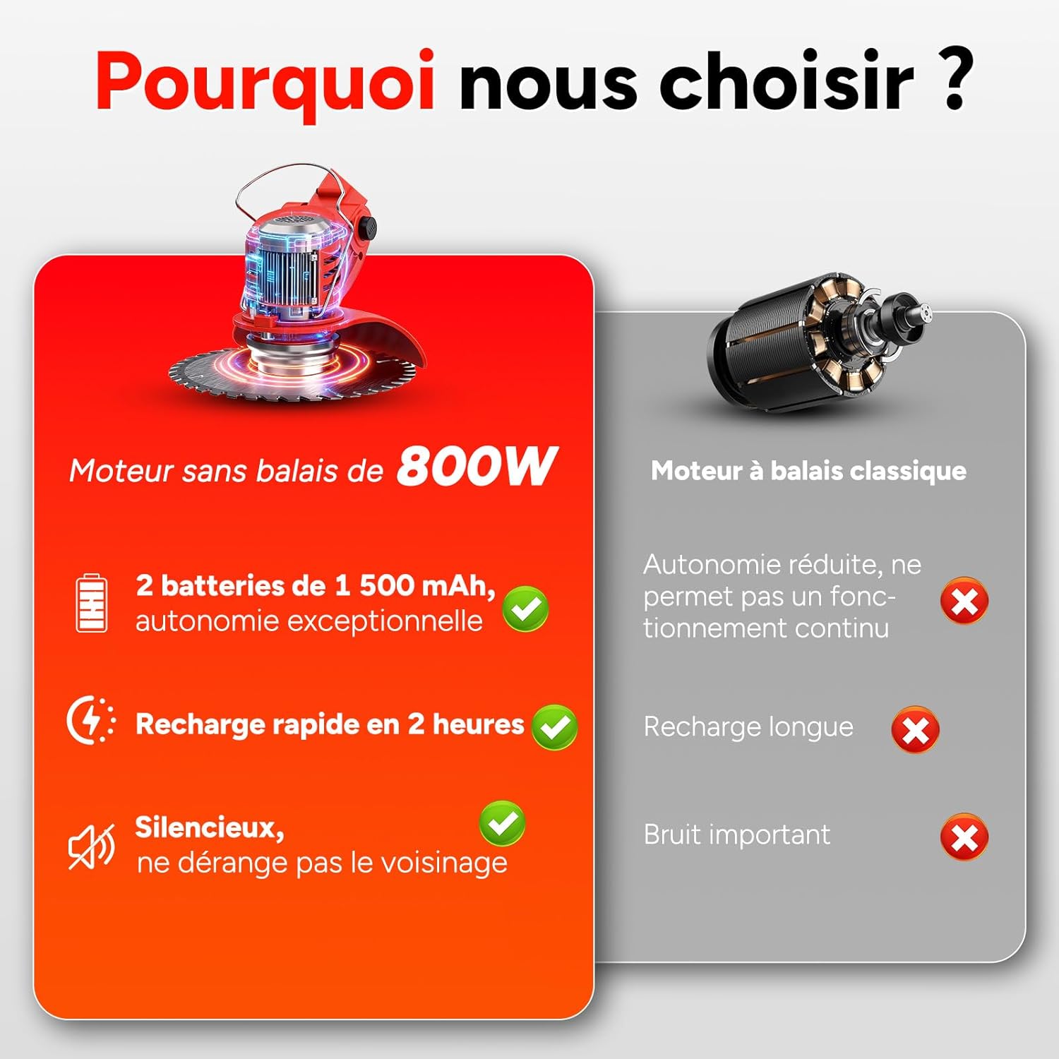 Debroussailleuse Electrique sans Fil