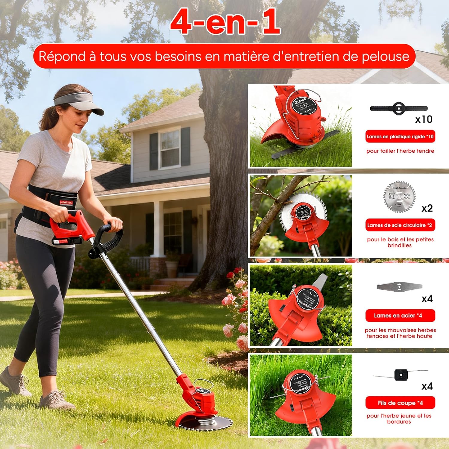 Debroussailleuse Electrique sans Fil
