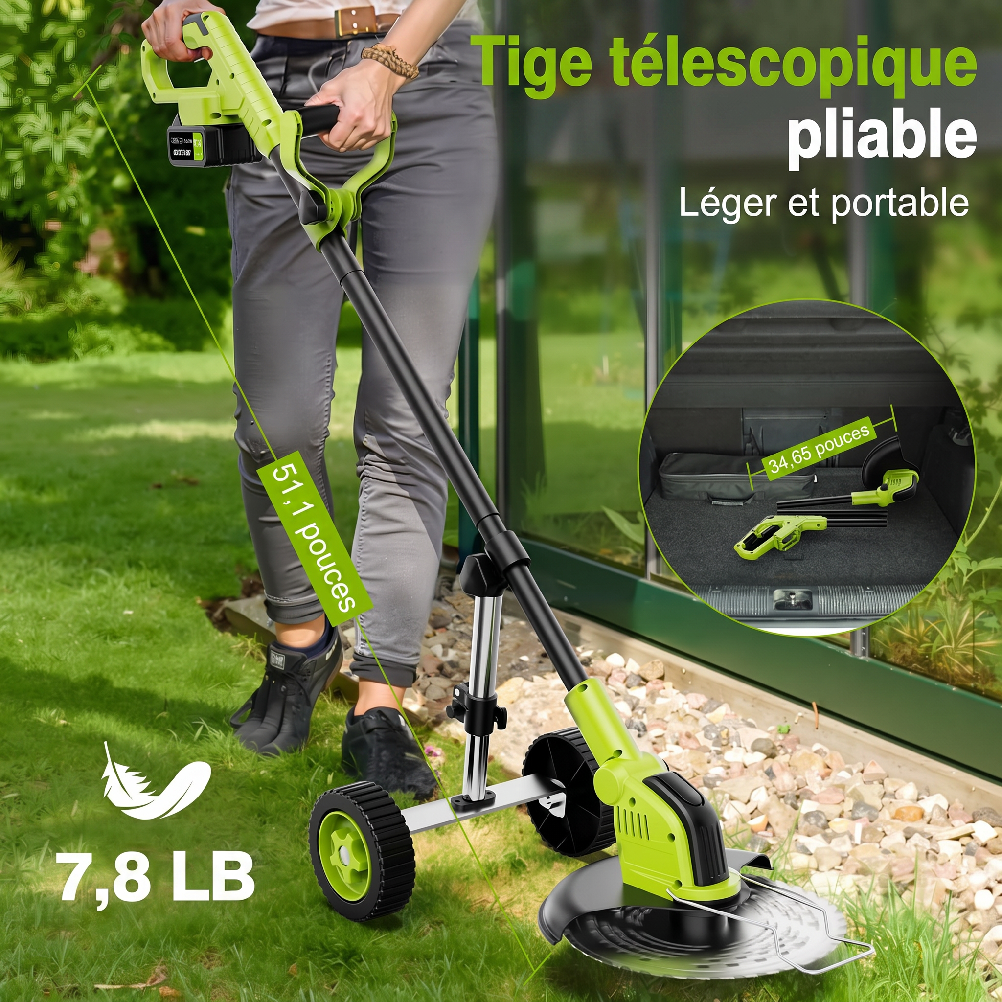 Débroussailleuse électrique sans fil