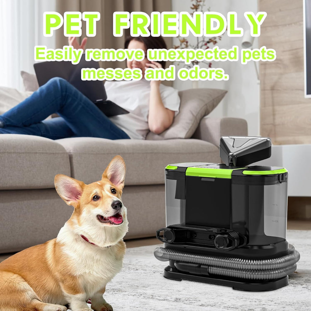 Nettoyeur portable pour tapis et tissus d'ameublement